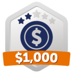 Raised $1,000