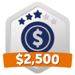 Raised $2,500